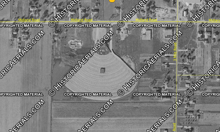 Starlite Drive-In Theatre - 1955 Aerial (newer photo)